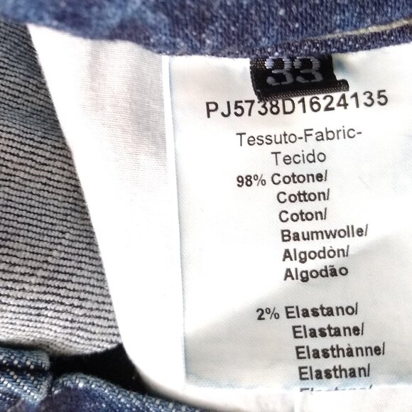 DANIELE ALESSANDRINI Men's Denim Jeans Pants Colorful Size 33 Straight Leg - Picture 9 of 10